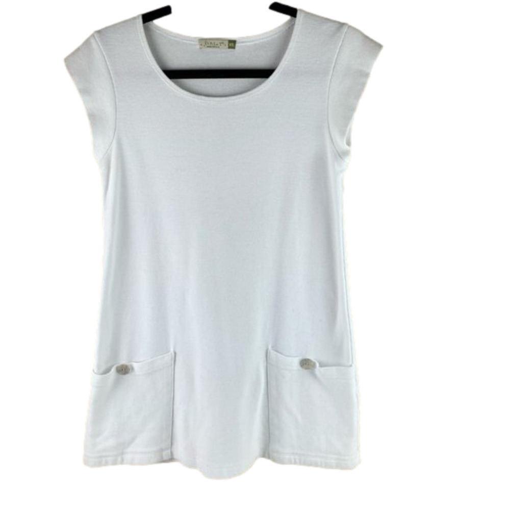 CHALET White Short Sleeve Tunic XS